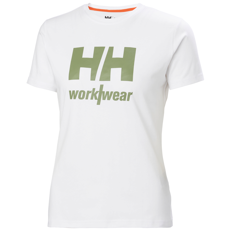 Dámske bavlnené tričko biele W LOGO T-SHIRT | Helly Hansen Workwear