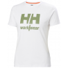 Dámske bavlnené tričko biele W LOGO T-SHIRT | Helly Hansen Workwear