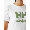 Dámske bavlnené tričko biele W LOGO T-SHIRT | Helly Hansen Workwear