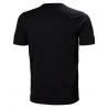 Klasické bavlnené tričko do práce čierne | Helly Hansen Workwear