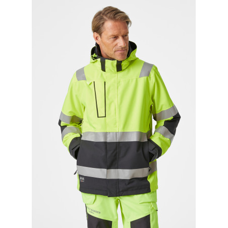 Membránová reflexná bunda žltá ALNA 2.0 SHELL JACKET | Helly Hansen Workwear