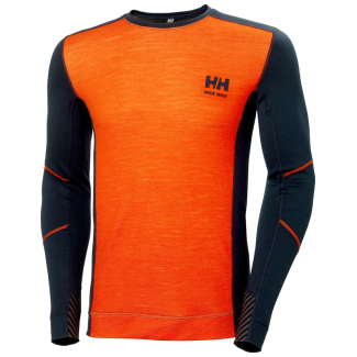 Moderné funkčné tričko s Merinom oranžové| Helly Hansen Workwear