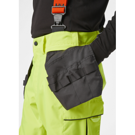 Membránové reflexné pracovné nohavice žlté ALNA 2.0 SHELL CONSTRUCTION PANT CL 2 | Helly Hansen Workwear