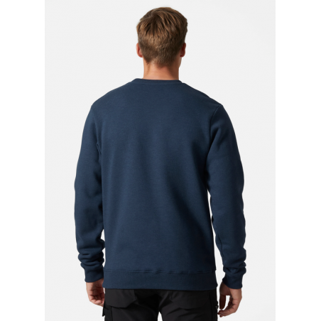 Pohodlná mikina z teplákoviny modrá| Helly Hansen Workwear