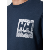 Pohodlná mikina z teplákoviny modrá| Helly Hansen Workwear